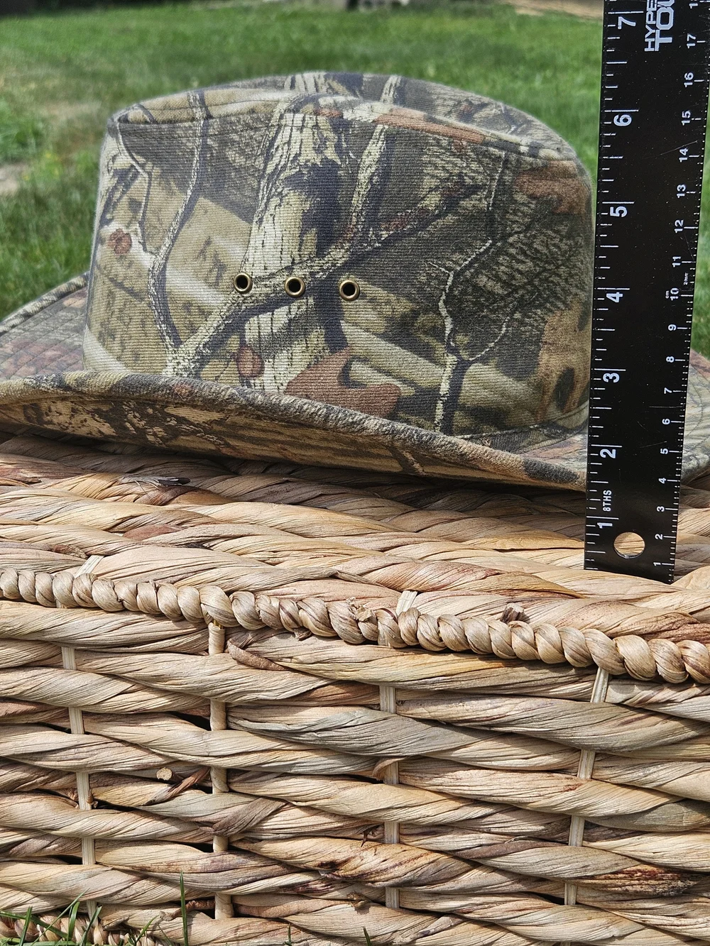 Paramount Outdoors Men's Camo Safari Hat in Brown and Green Size XL